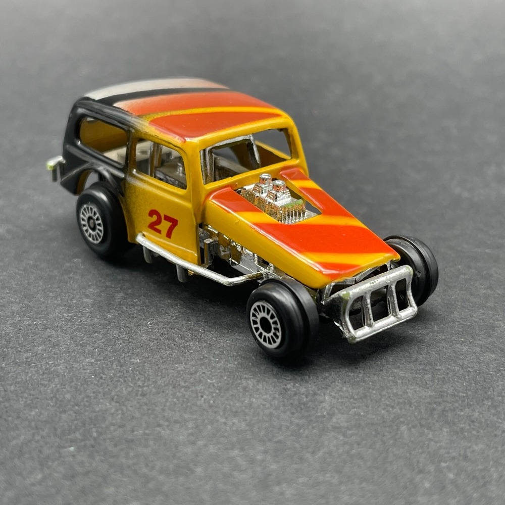 Zee 1935 '35 Chevy Modified Dirt Track Race Car Graphics Multi-Color 1/64 Loose